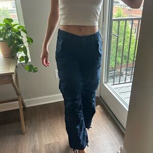 Abercrombie & Fitch Navy Cargo Pants